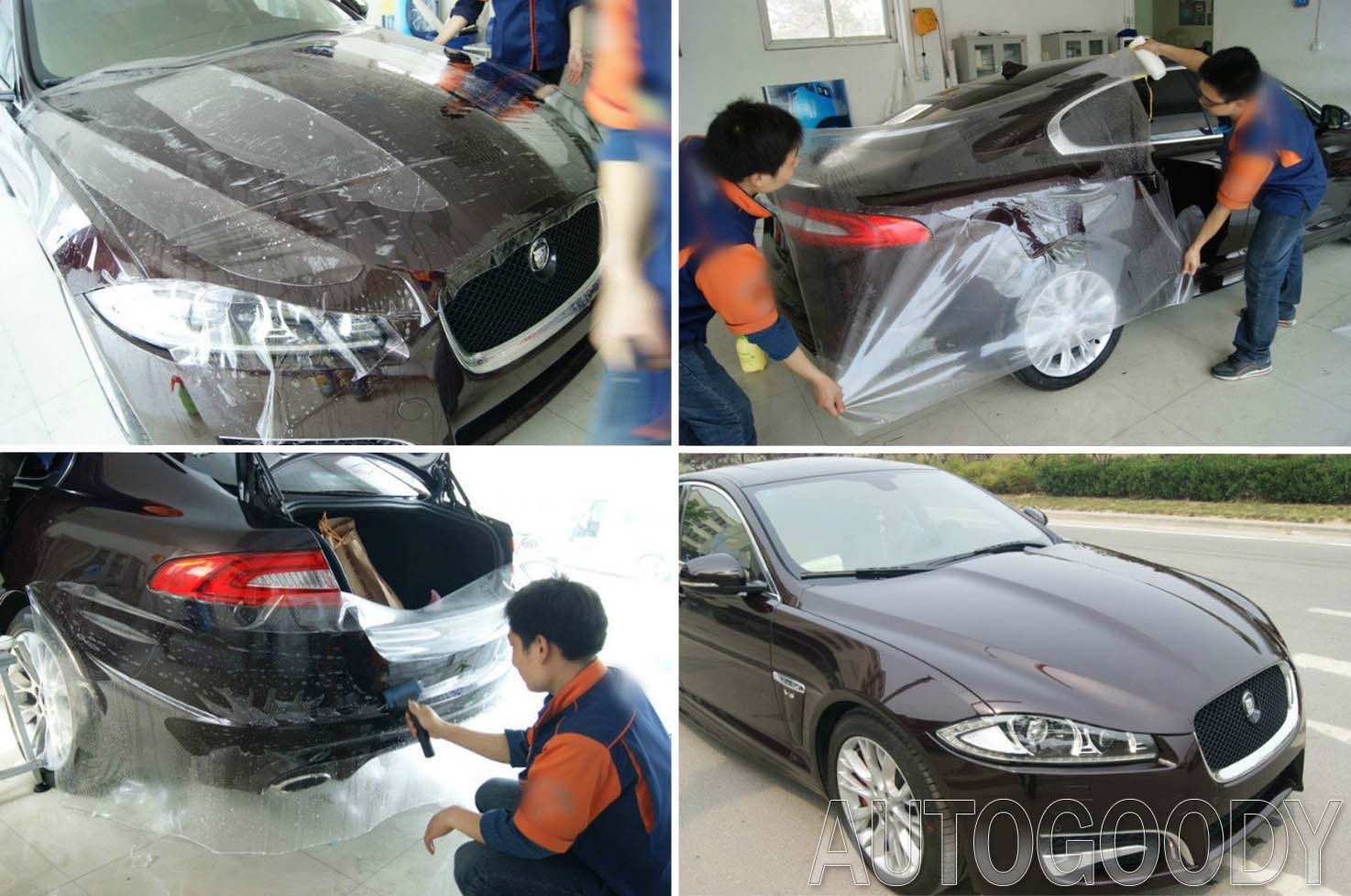 36″x60″ Clear Bra Paint Protection Vinyl Film Wrap Transparent Car Paint Shield