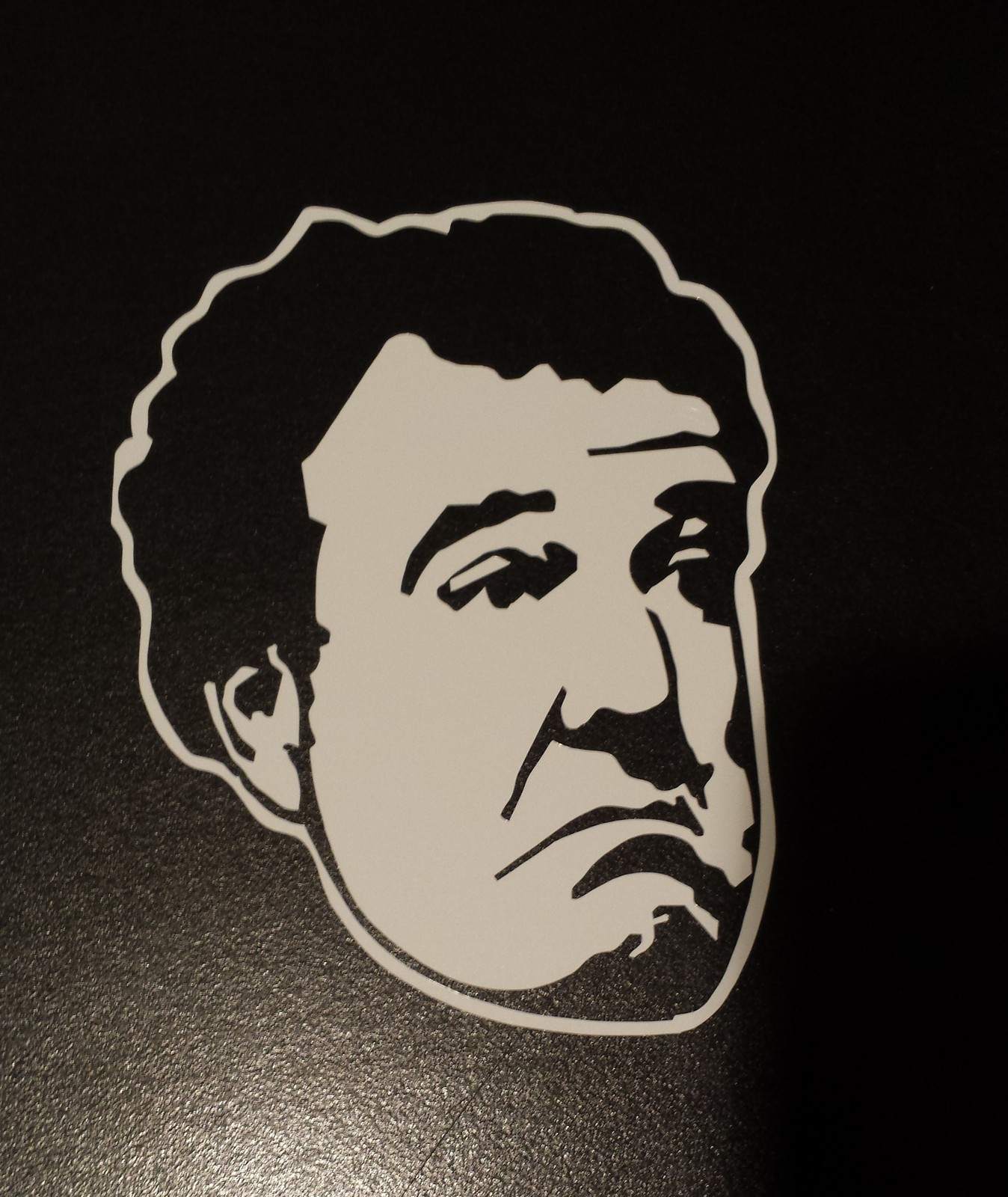 Jeremy Clarkson Top Gear Figure Car Vinyl Window Decal Sticker Macbook Apple