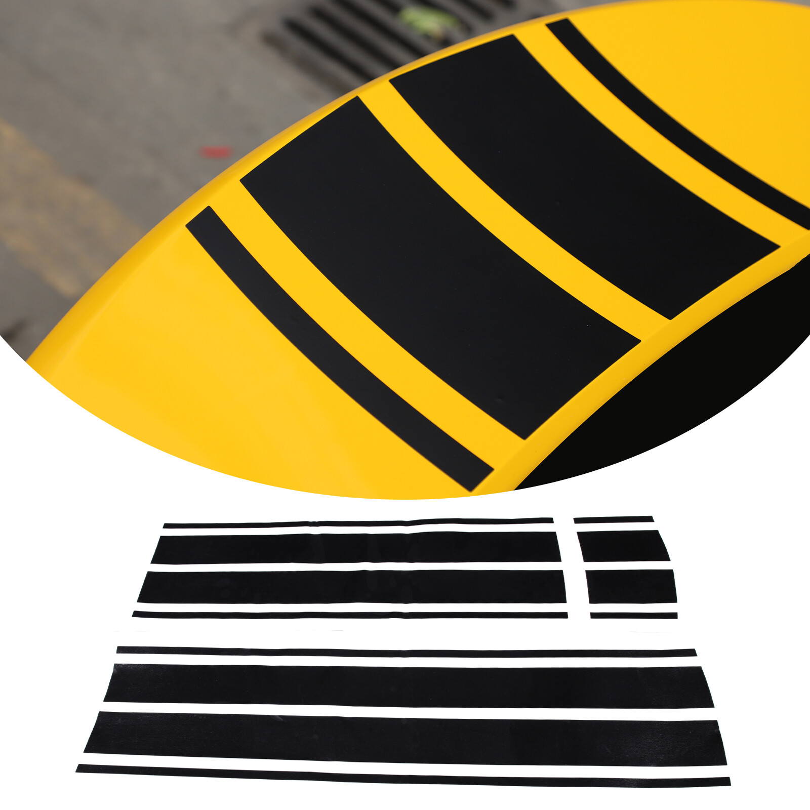 Rally Racing Stripes Hood Roof Trunk Vinyl Decal Fit For Toyota Supra 2019-2022