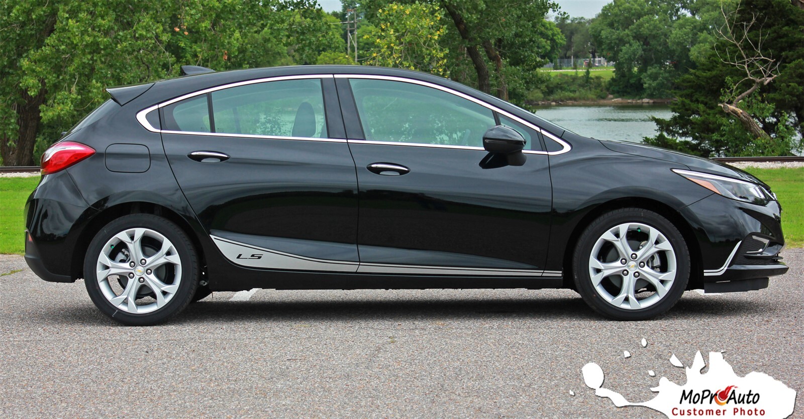 2016-2019 Chevy Cruze Rocker Door Stripes Vinyl Graphic SPAN Decals 3M Kit
