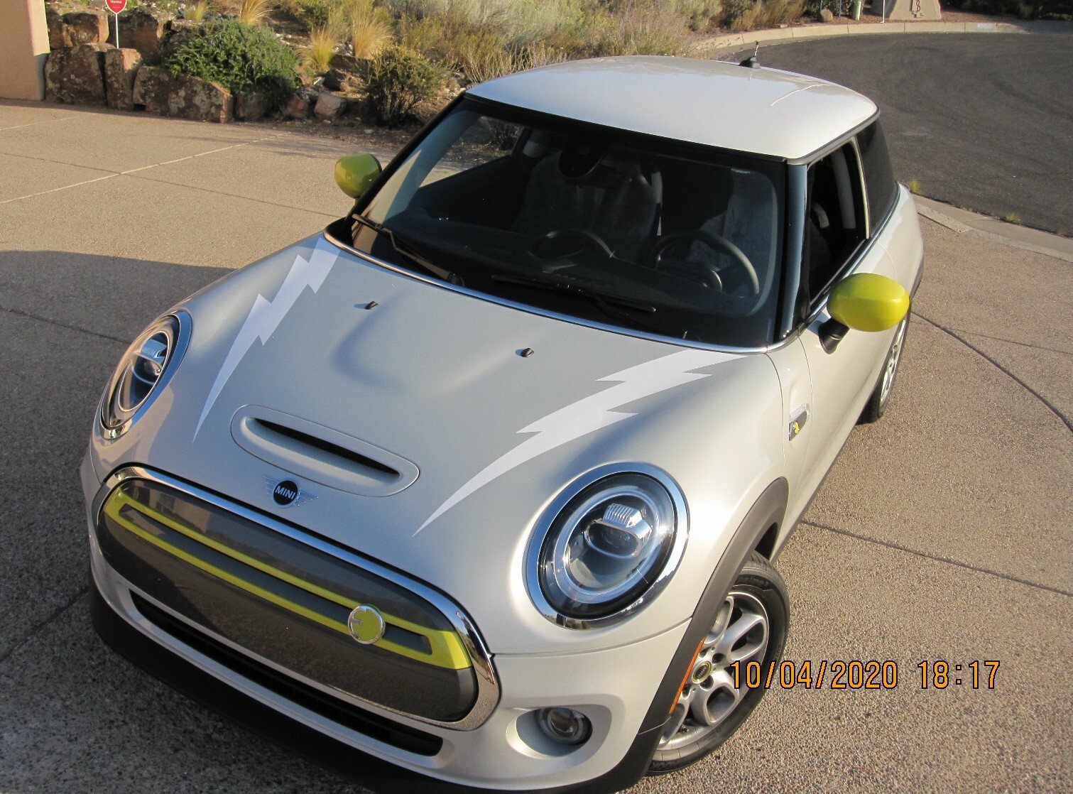 Mini Cooper Lightning Bonnet Stripe Graphic Decals FIT ALL YR & MODELS