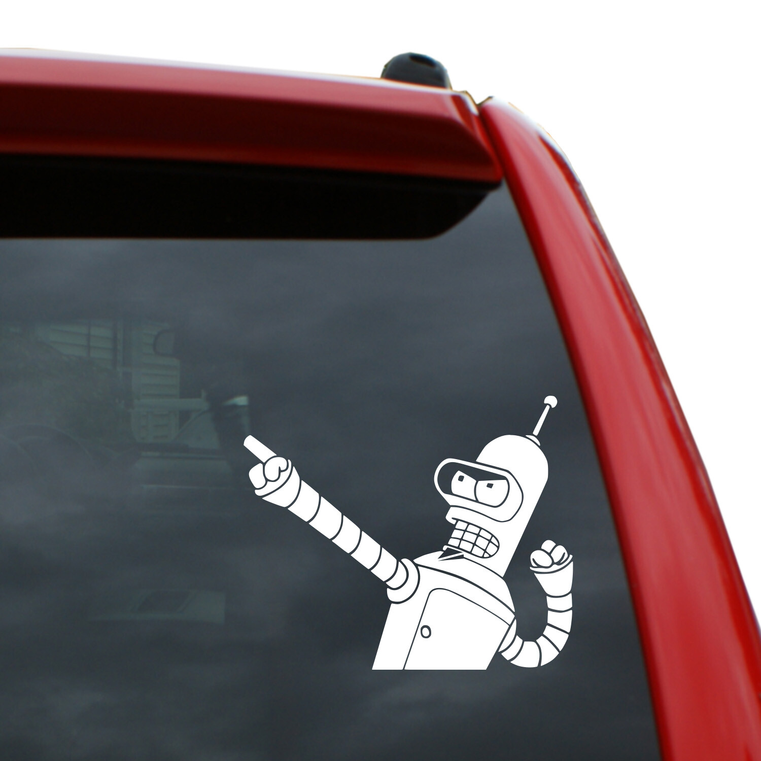 Futurama – Flexo Pointing Vinyl Decal | 5″ x 6″