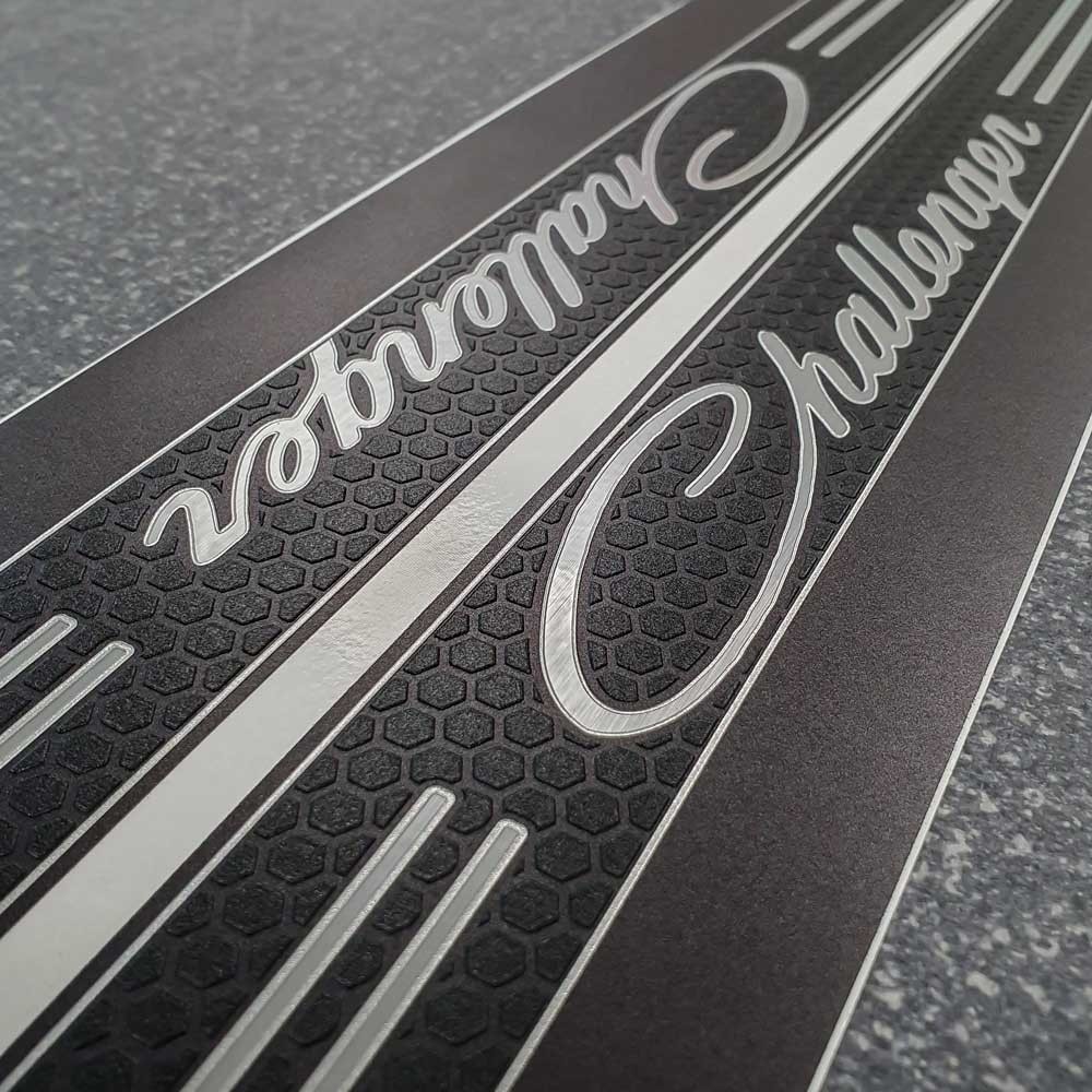 Door Sill Protection decal, for Dodge Challenger 2009 – 2025 DESIGN 1
