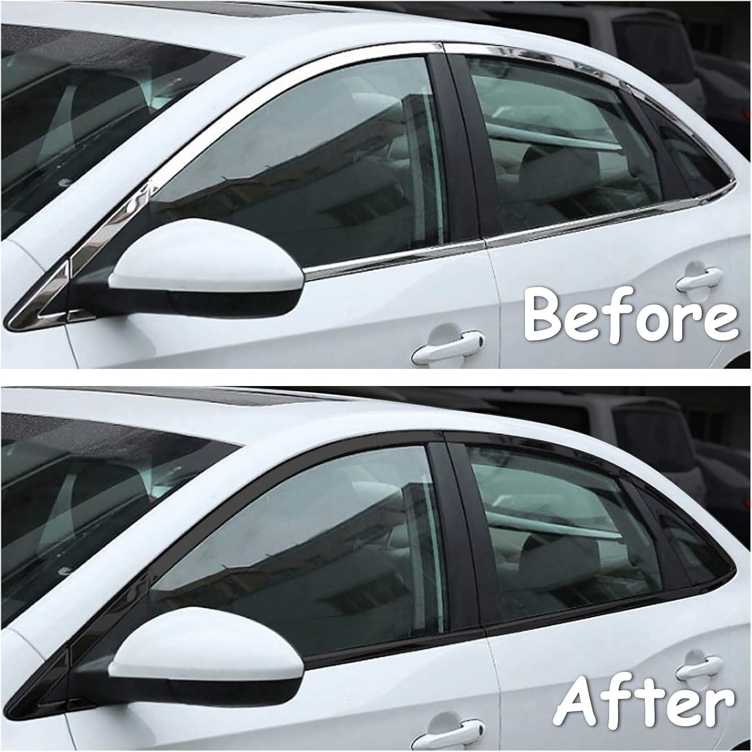 2″x30′ High Gloss Black Vinyl Wrap for Chrome Delete – Protect Your Car’s Finish
