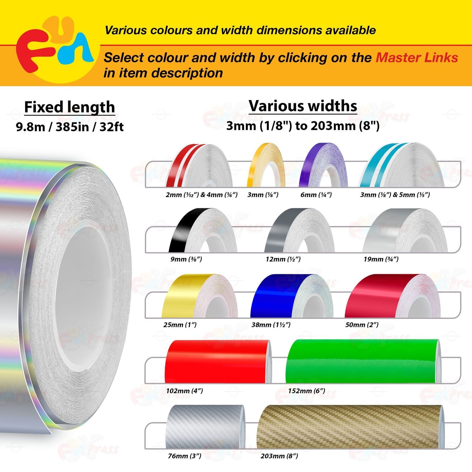 DEEP GREY 19mm 3/4″ Roll Pin Stripe PinStriping Trim Line Tape Vinyl Car STICKER