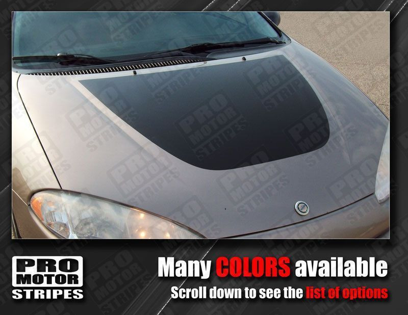 Dodge Intrepid Hood Blackout Accent Decal 1998 1999 2000 2001 2002 2003 2004