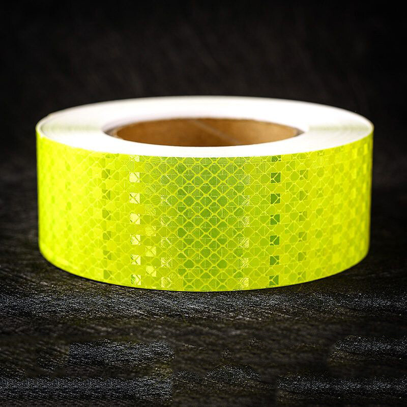19ft 5cm Reflective Roll Car Truck Safety Tape Self Adhesive Sticker Strip Decal