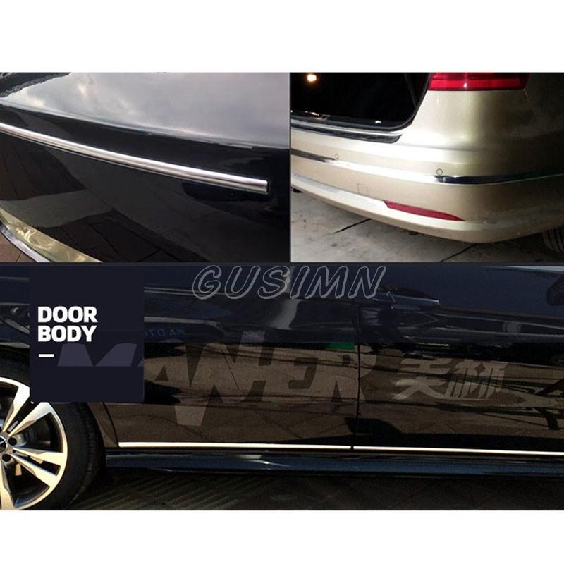 Car Chrome Door Window Bumper Side Body Trim Molding Strip Decal Protector 9.8ft