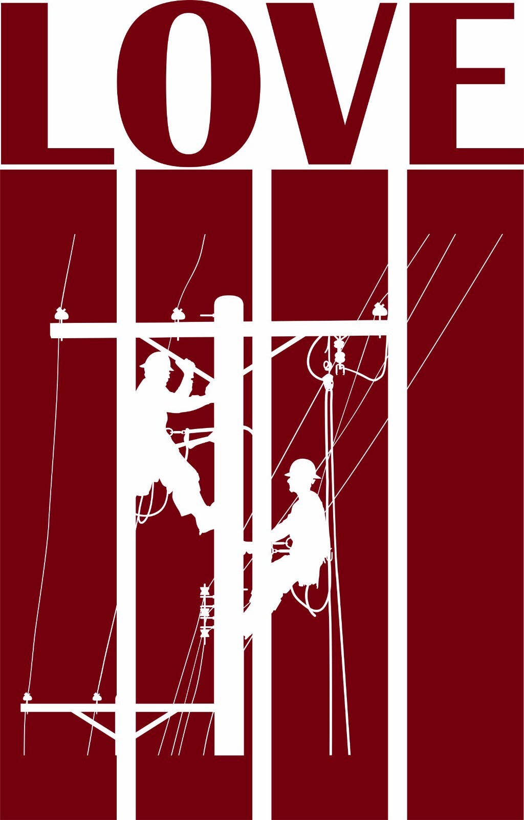 Lineman Electrician Journeyman Pole Love Car Truck Window Vinyl Decal Sticker
