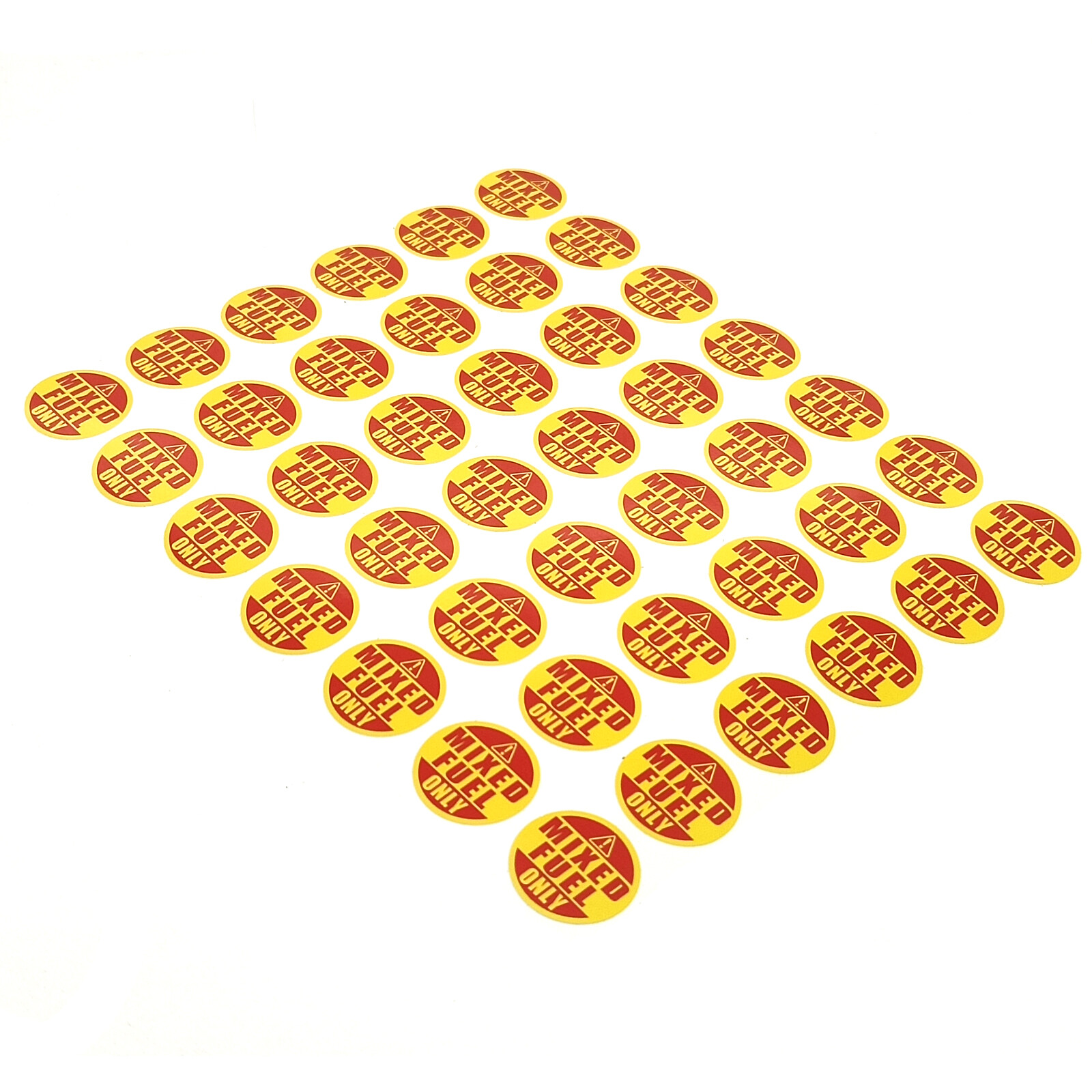 Mixed Fuel Only sticker gasoline diesel decal label tank vinyl door label 42x
