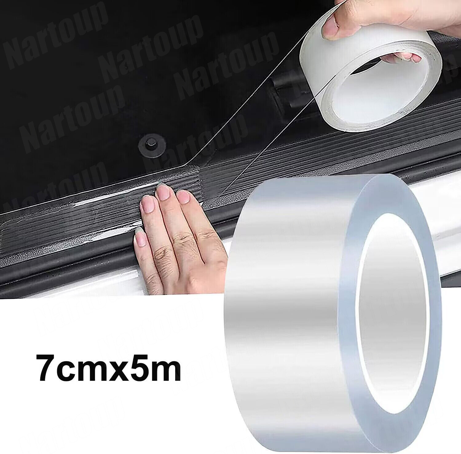 For Toyota CAR Door Plate Sill Scuff Covers Anti Scratch Decal Sticker Protector