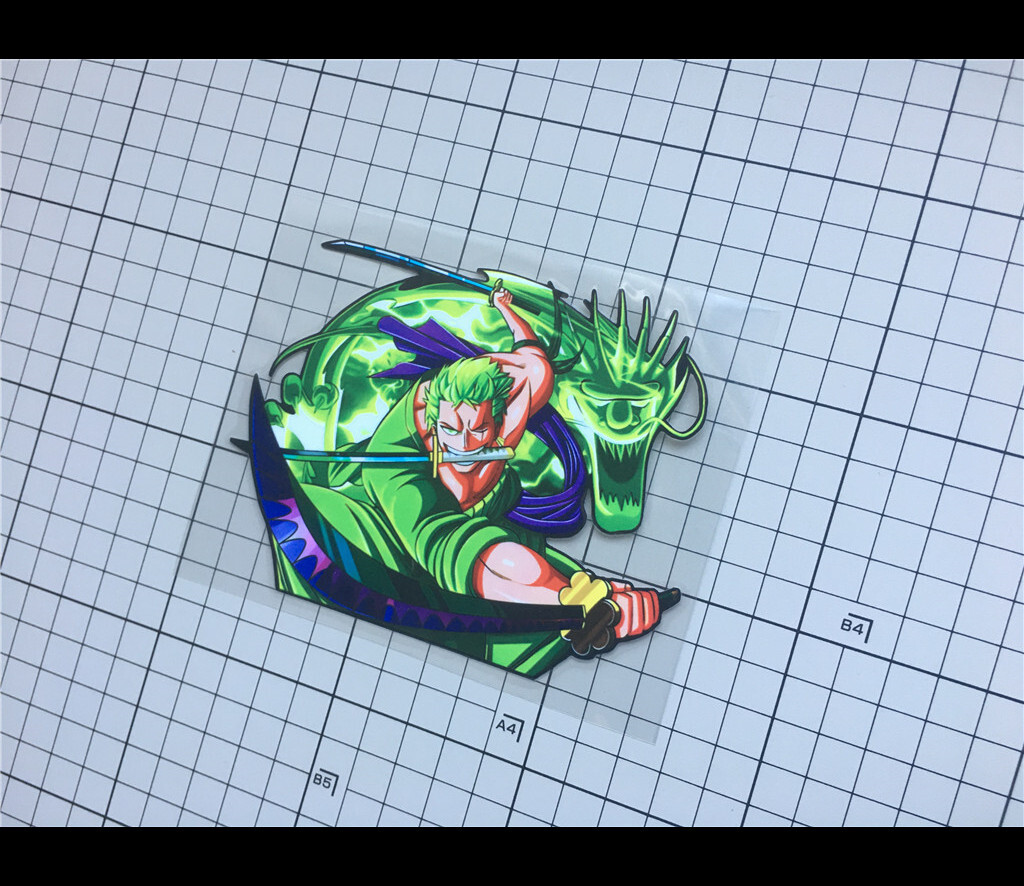 Roronoa Zoro ONE PIECE Anime peeking peeker JDM Car Sticker #O23