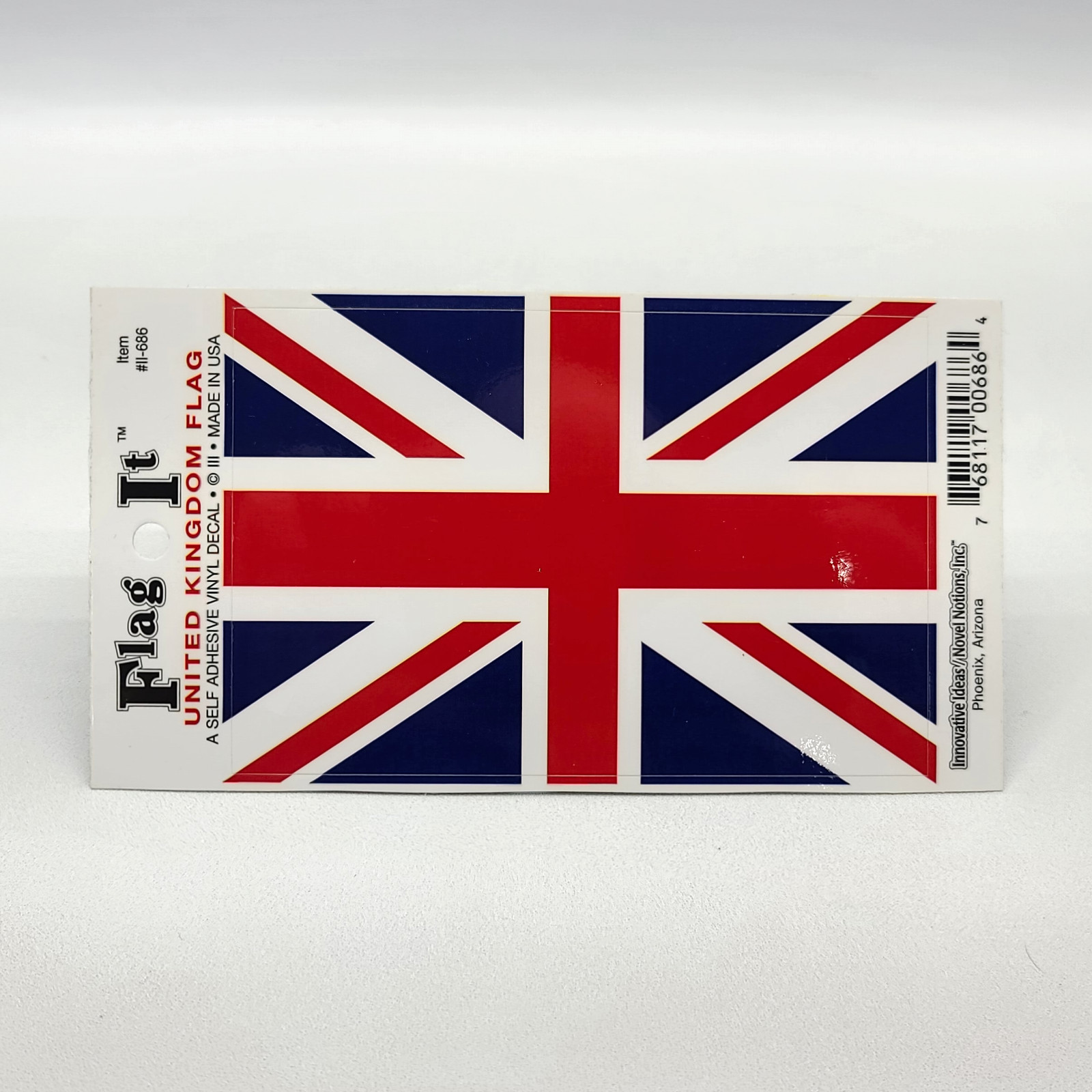 ⭐️ Flag It United Kingdom Window Bumper Vinyl Decal Sticker- 3.25″ x 4.875″