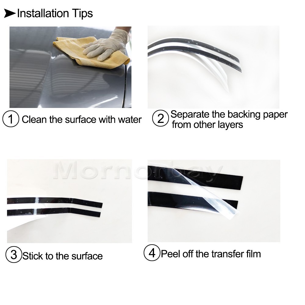 Matte Gold 1/5″ 5mm Car Motorcycle Pin Stripe Vinyl Body Sticker Decals 32ft