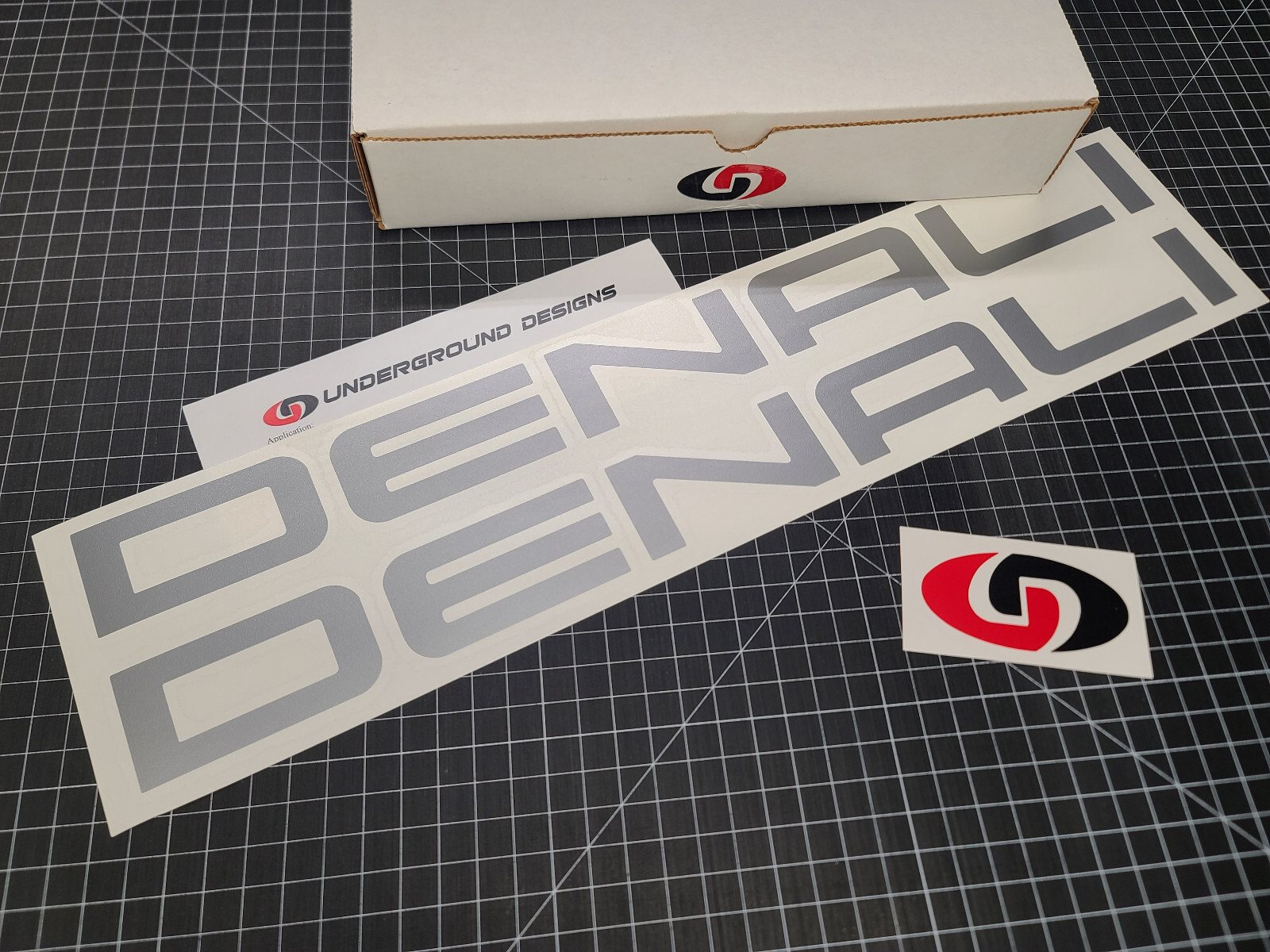 DENALI Decals (2pk) Truck Bedside Fender Stickers Fits GMC Sierra Yukon XL