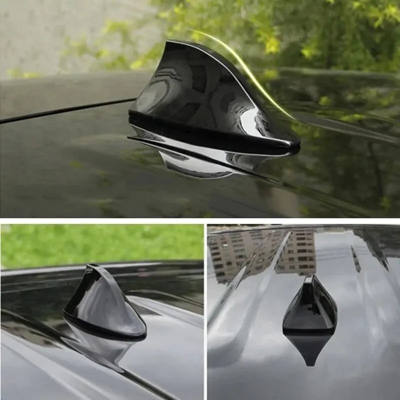 Universal Auto Car Roof Radio AM/ FM Signal Shark Fin Aerial Antenna