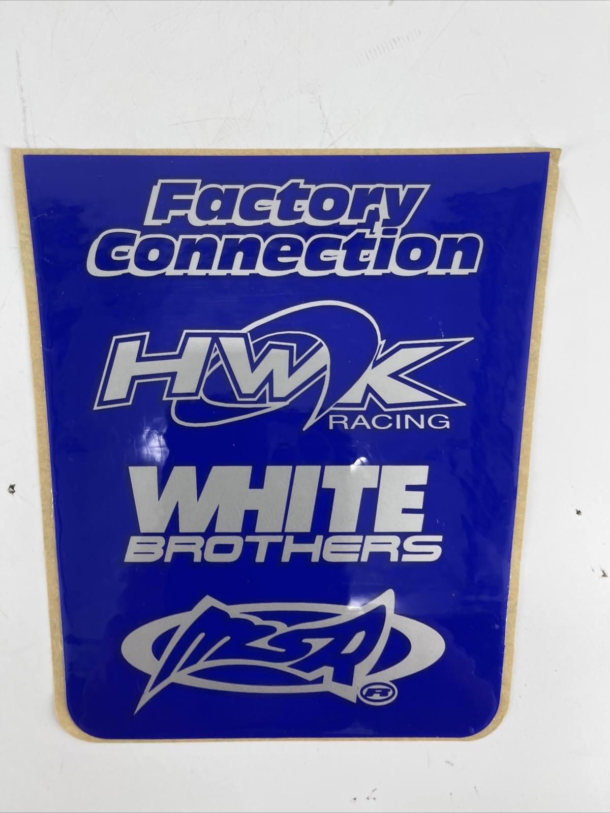 Factory Connection Decal Motorcross Decal, Sticker, Black and White 5″ x 51/2″