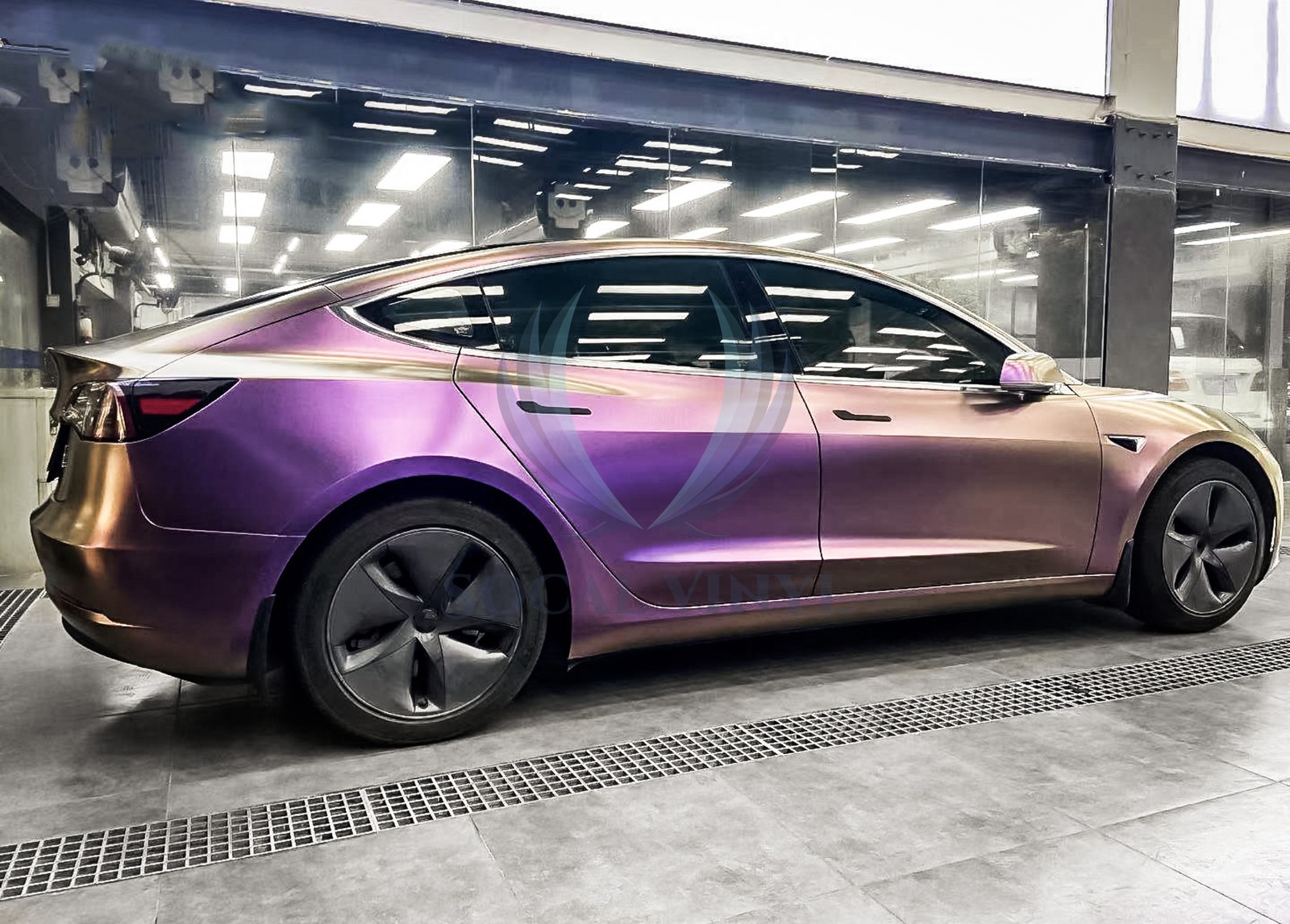 Galaxy Dust Matte Purple Bronze Metallic Sticker Decal Vinyl Wrap Sheet Film DIY