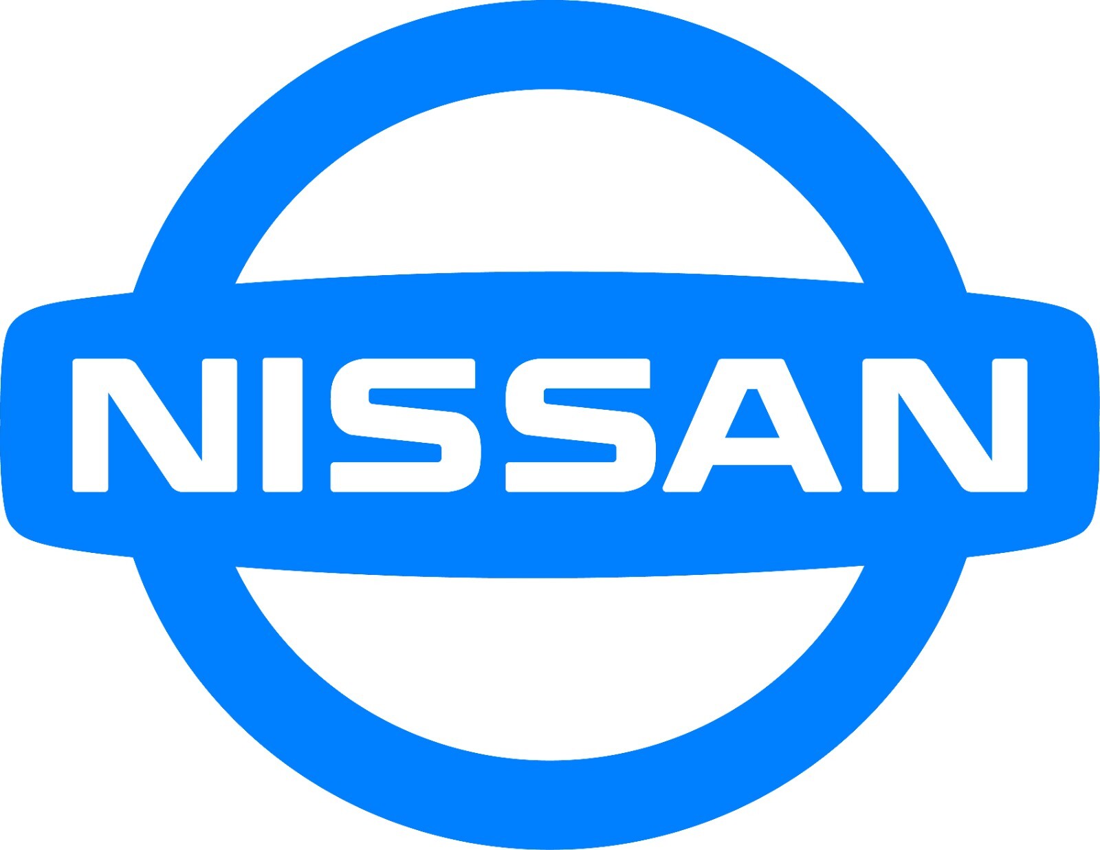 Custom Nissan Badge Emblem Die Cut Vinyl Decal Multiple Colors and Sizes