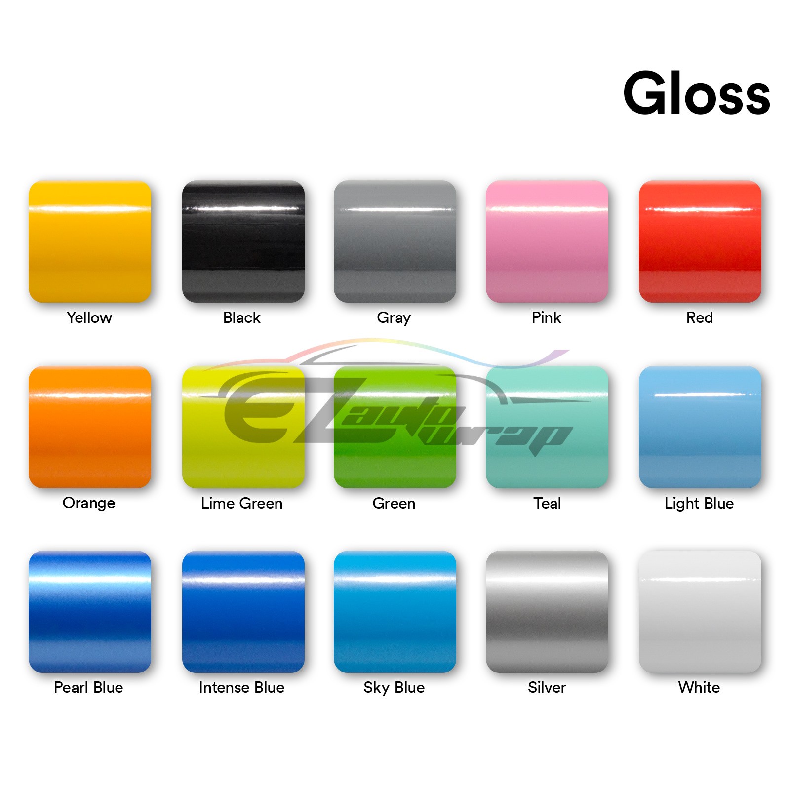 Gloss Glossy Vinyl Car Laptop Auto Wrap Sticker Decal Bubble Free Air Release