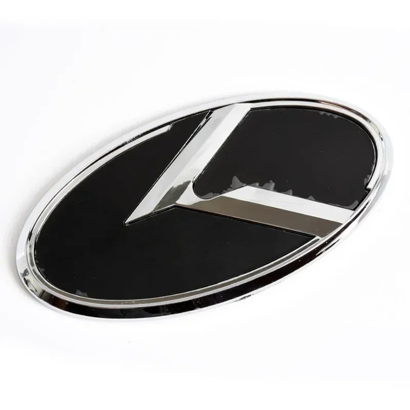 1Pcs X 3D ABS K Logo Car Front Hood Rear Trunk Logo Emblem Badge Stickers for Ki