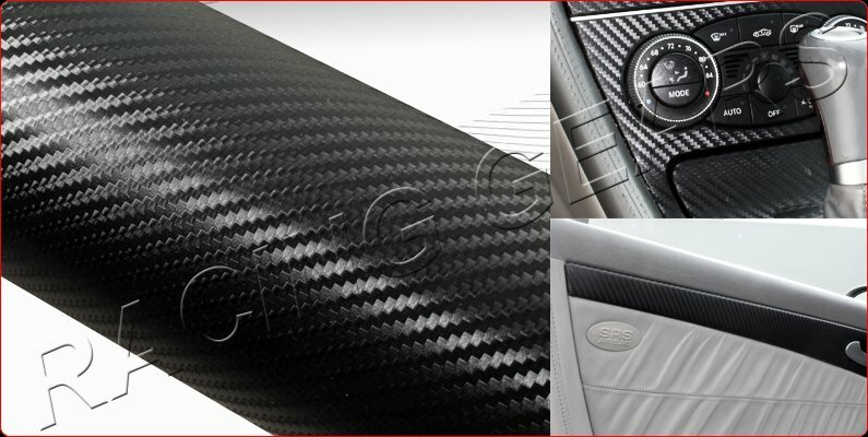 For Mitsubishi 84″ x 50″ Flexible Carbon Fiber Vinyl Film Wrap Roll Sheet Decal