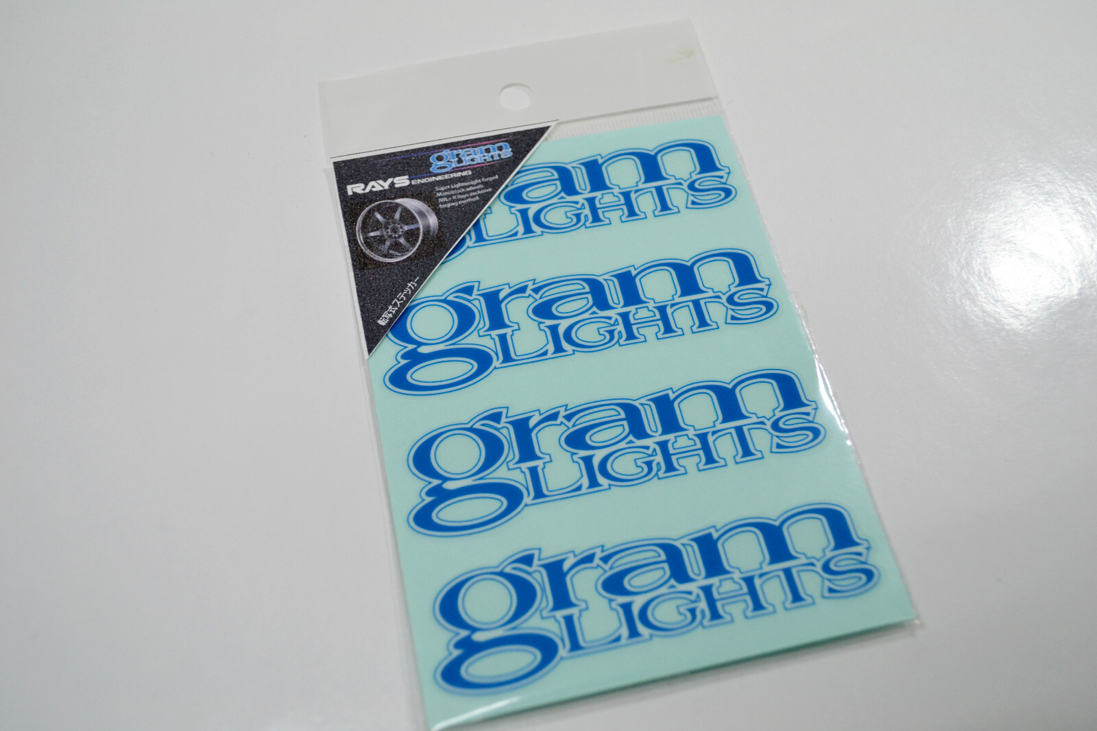 JAPAN MATERIAL VOLK RACING GRAM LIGHTS HIGH QUALITY REPLACEMENT STICKER #R009
