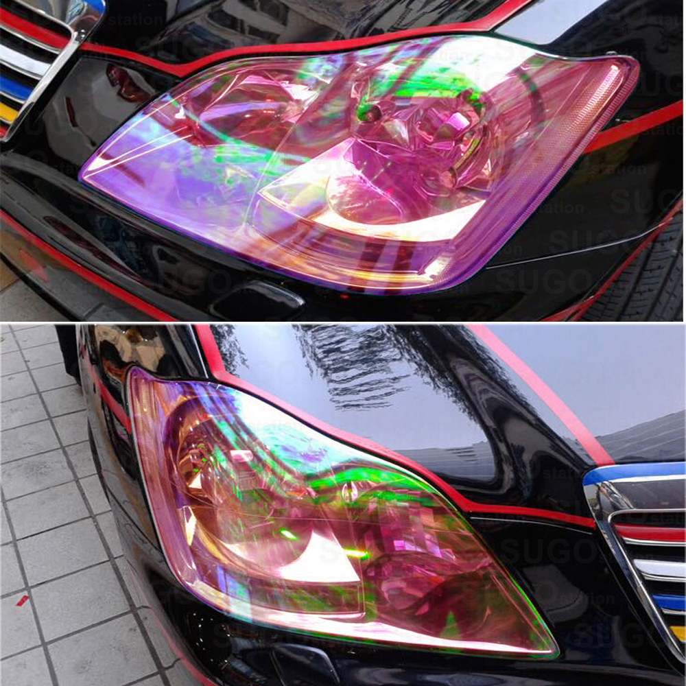 GLOSSY Chameleon Neo Colorful Headlight Tailight Plastic/Glass Vinyl Tint Film
