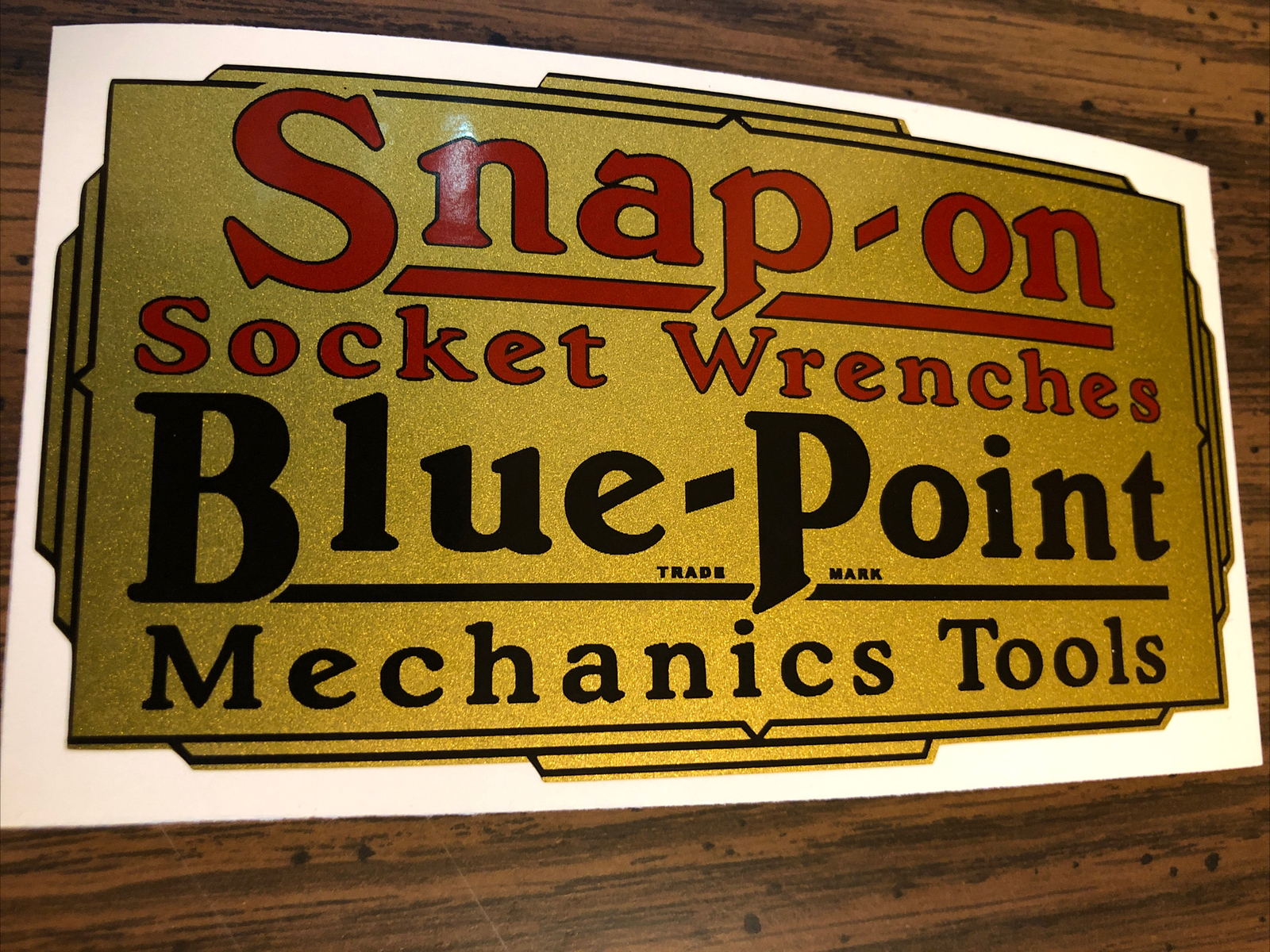 compatible with Snap-on Socket Wrenches BP Decal restore tool boxes Qty 1