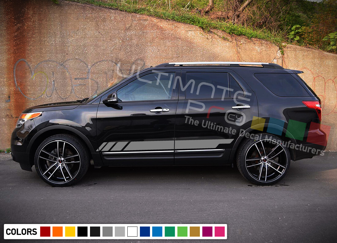 Stripes For Ford Explorer Sticker Decal Side Kit Fender Bumper 2015 2018 2021 ST