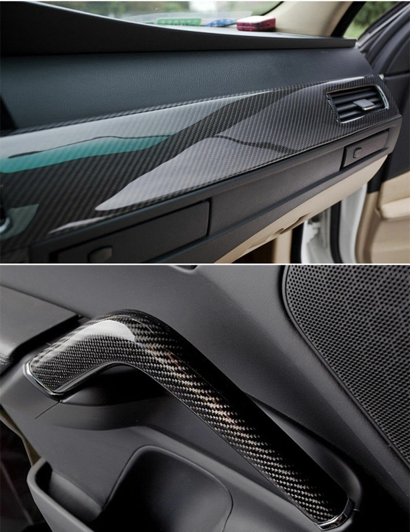 Waterproof Carbon Fiber Vinyl Car Wrap Sheet Roll Film Sticker Decal Paper USPS