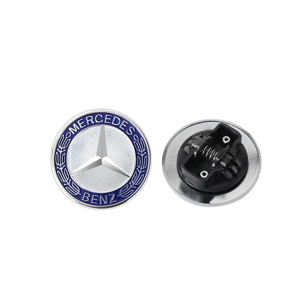 1pc 57mm Car Front Hood Emblem Badge Bonnet For Mercedes Benz W204 W205 W212 W17