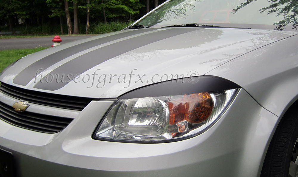 Chevy Chevrolet Cobalt shorty vinyl eyelids eyelid decal decals overlays SS