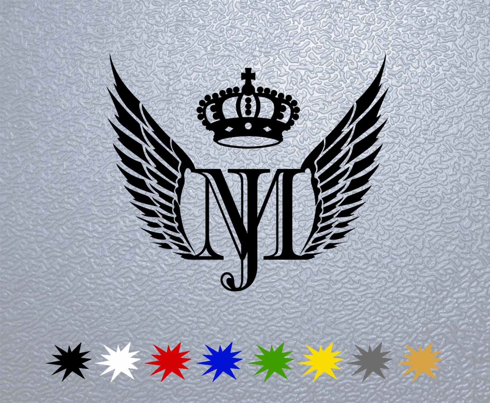 STICKER PEGATINA DECAL VINYL MJ Michael Jackson Logo,Signature,Insignia
