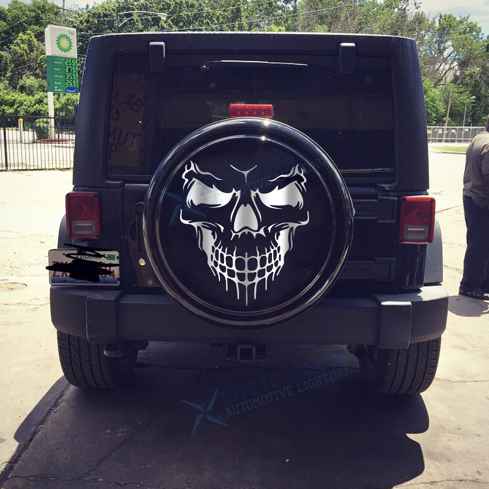 Skull Hood Decal Large 22″ Graphic Sticker for Truck Jeep Car Trailer Boat Vinyl