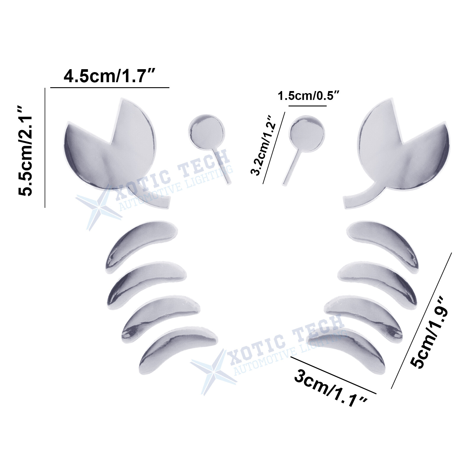 Car Crab Stickers 3D Three-Dimensional Badge Decoration Decal DIY Universal Trim