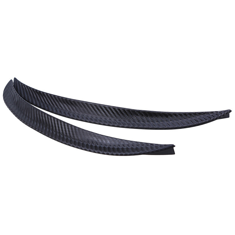Universal Car Wheel Eyebrow Arch Protector Trim Lips Fender Flares Carbon Fiber