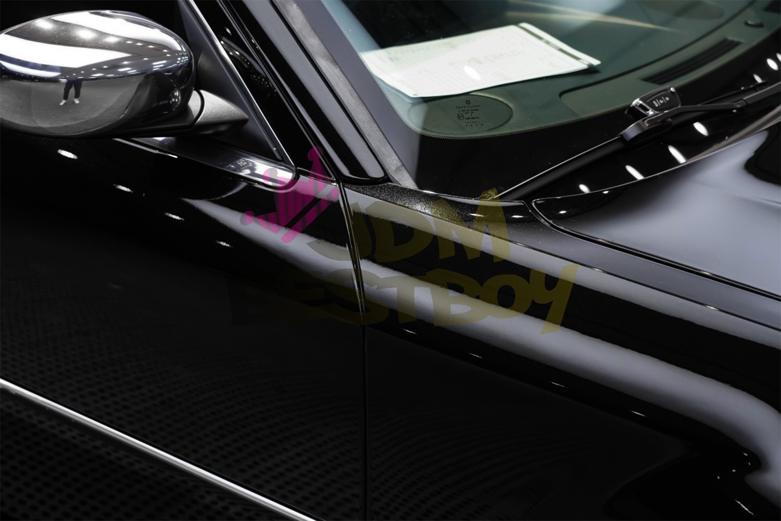 4″x8″ Sample PPF Paint Protection Film Gloss Black Silver Metallic Scratch Free