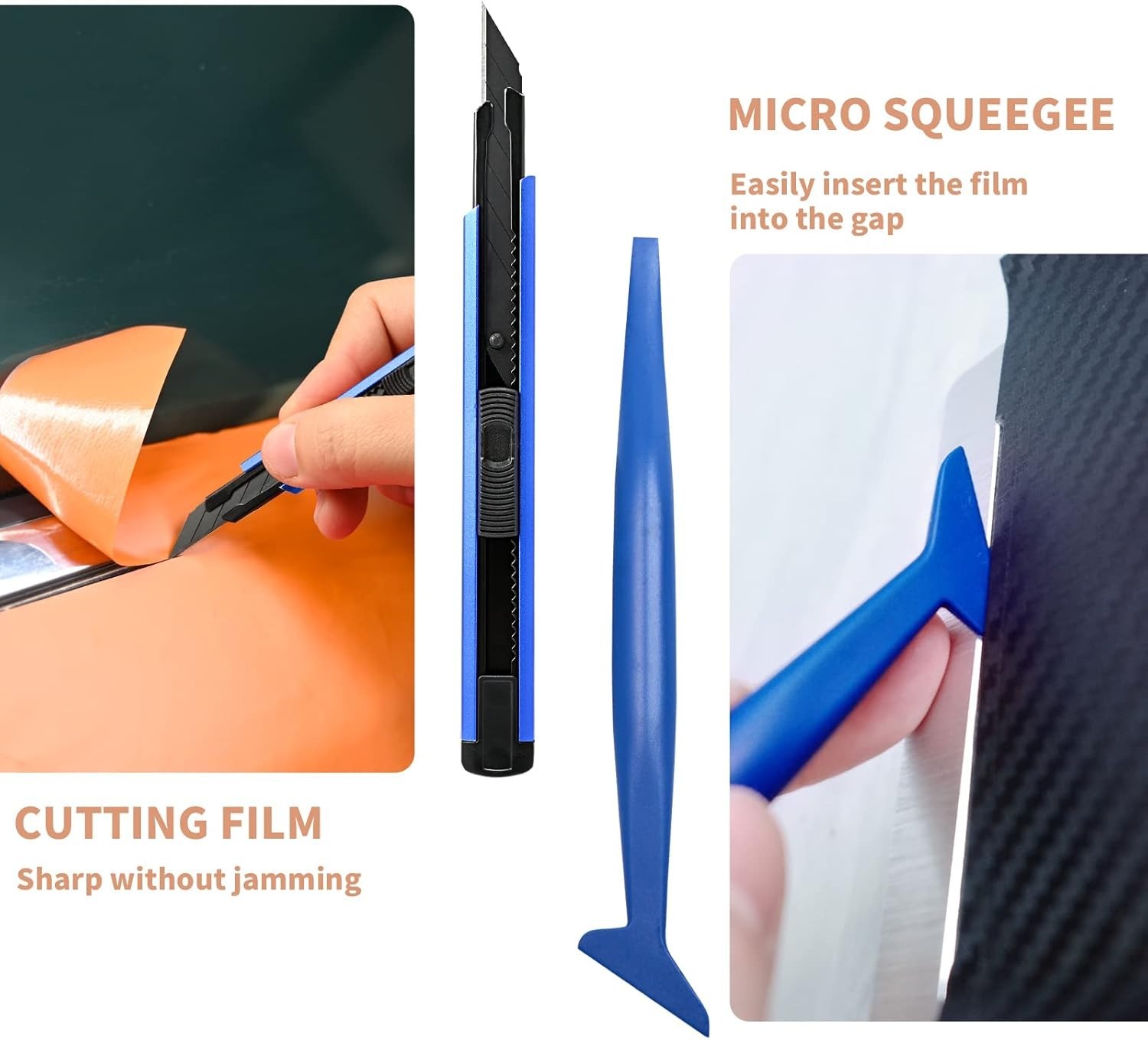 Professional Vinyl Wrap Window Tint Tool Kit for Cars – Sleek & Safe Design