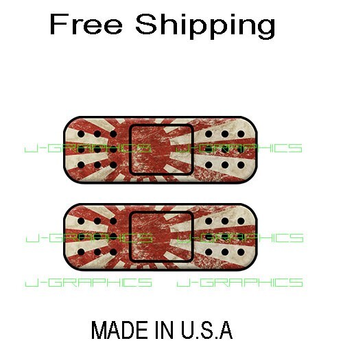 JDM band aid bandaids sticker funny bumper scratch decal SET of 2 Kanji Japanese