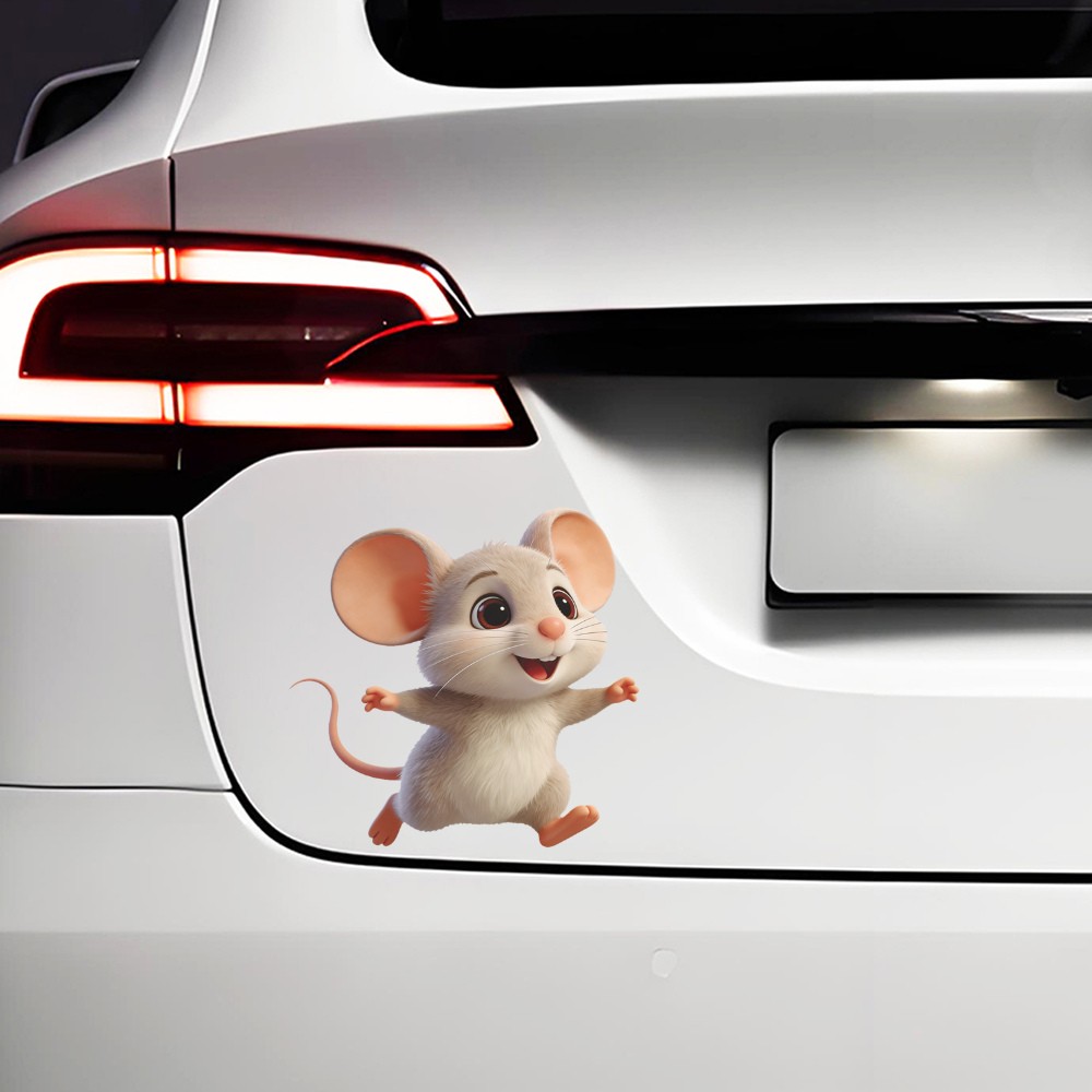 Cute Stickers Vinyl Customizable No bubbles for Window Refrigerator Wall Laptop