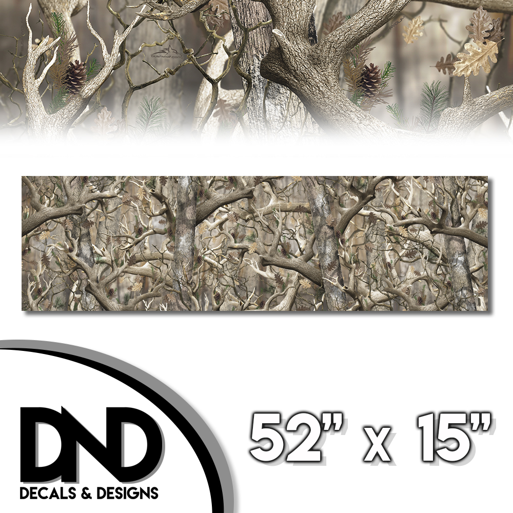 CAMO DECAL 3M WRAP VINYL 52×15 TRUCK CAMO TREE PRINT CAMOUFLAGE – Original D&