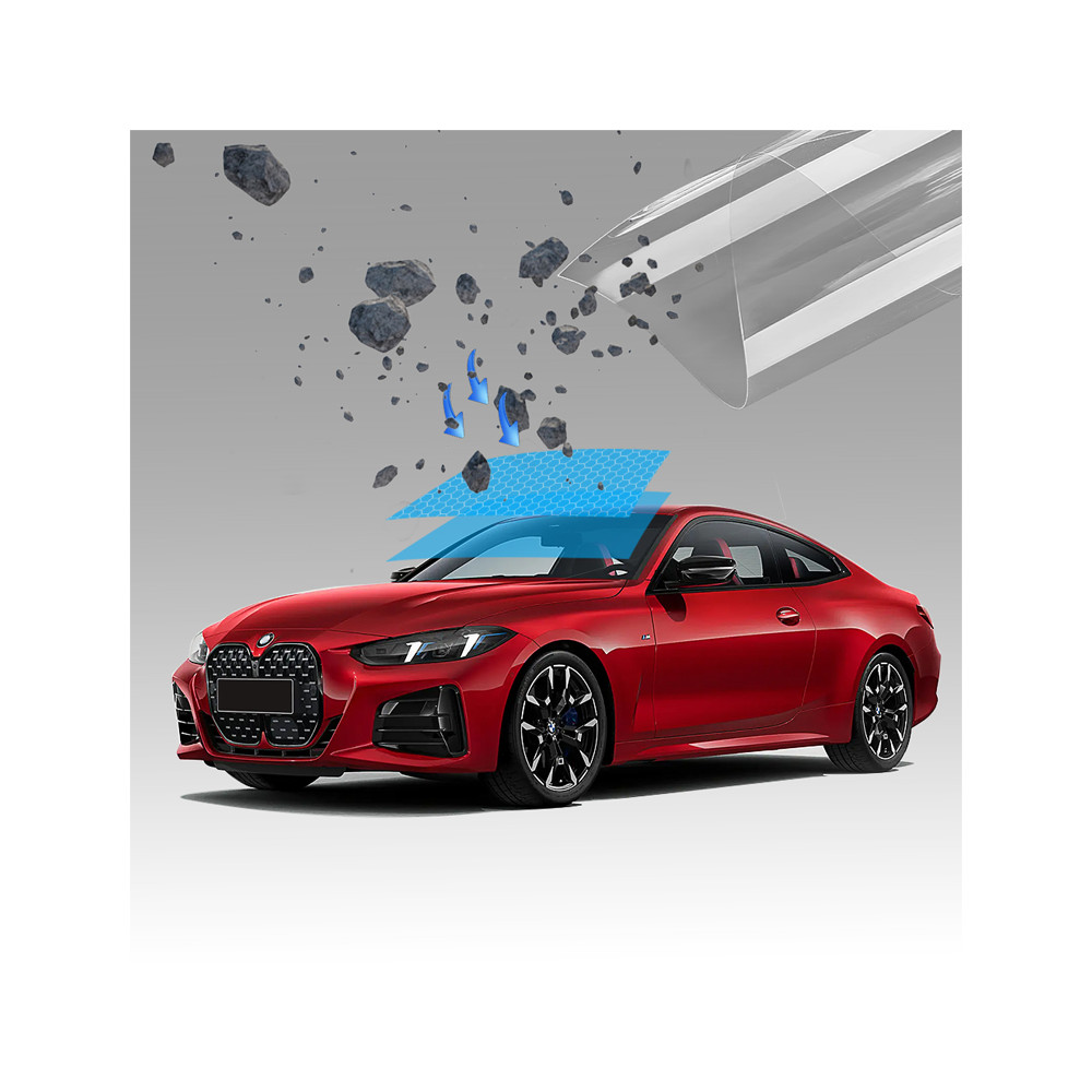 7.5mil PPF Clear Paint Protection Vinyl Film Wrap Gloss TPU Car Scratch