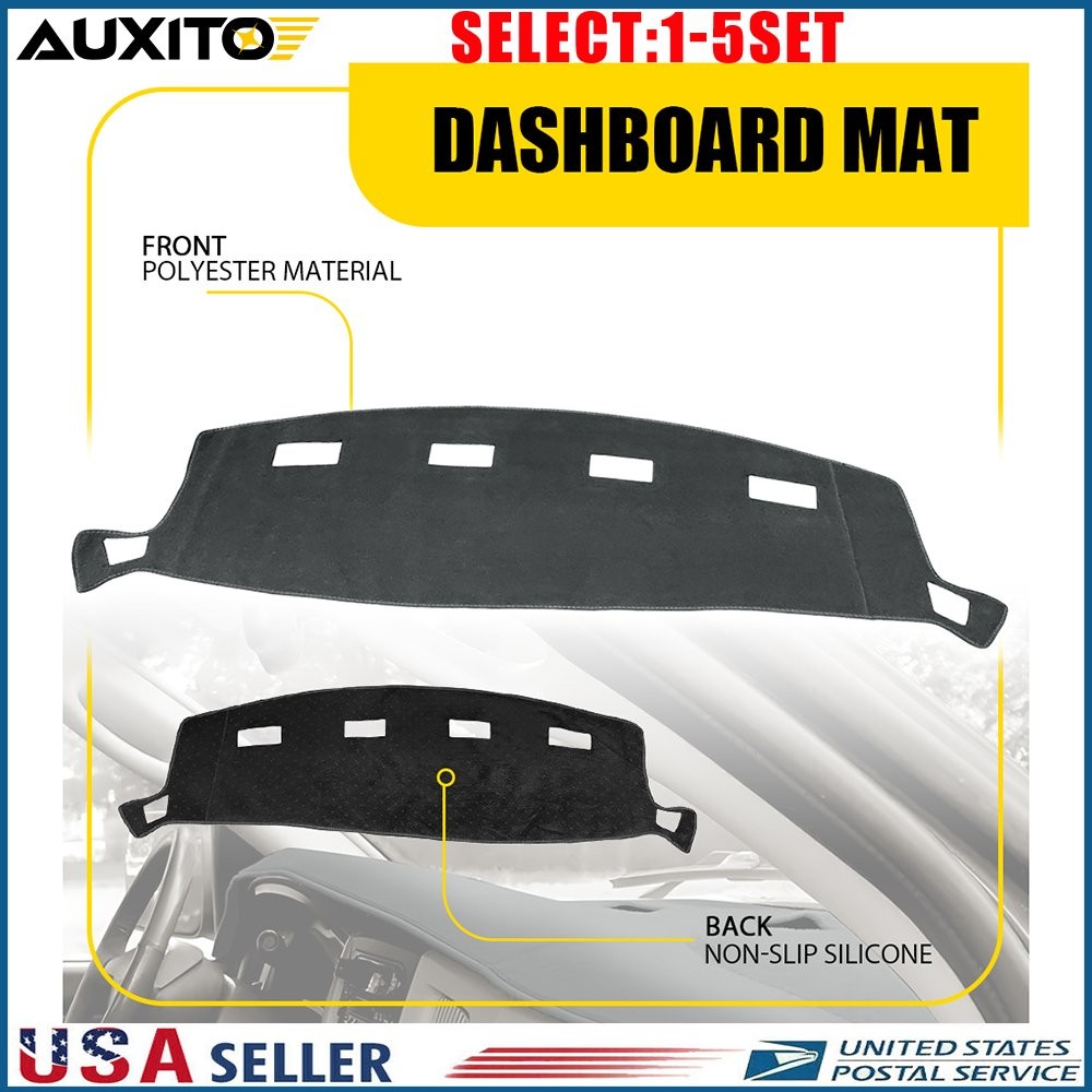 For Dodge Ram 2002-08 Dash Board Cover Mat Pad Gray Anti-UV Sun Protection 1-5X