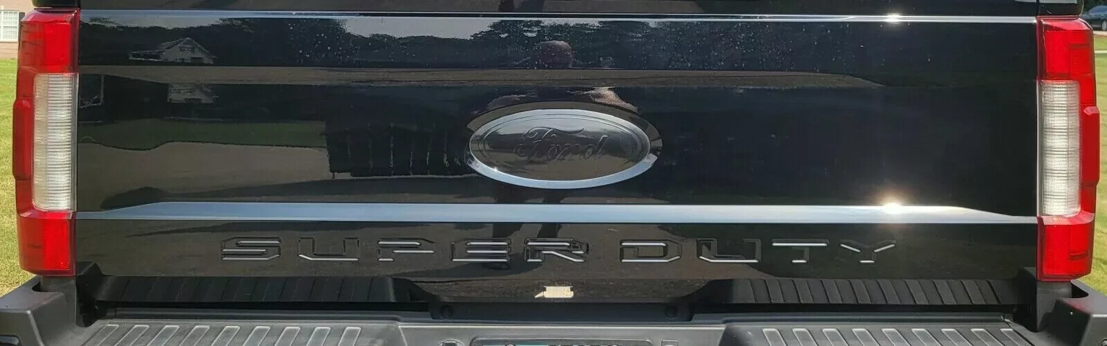 RED Tailgate Insert Letter Decal Vinyl for Ford F-250 F-350 Super Duty 2017-2021