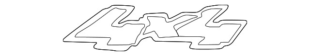 Genuine Ford Truck Bed Decal 1L3Z-8425622-AAD