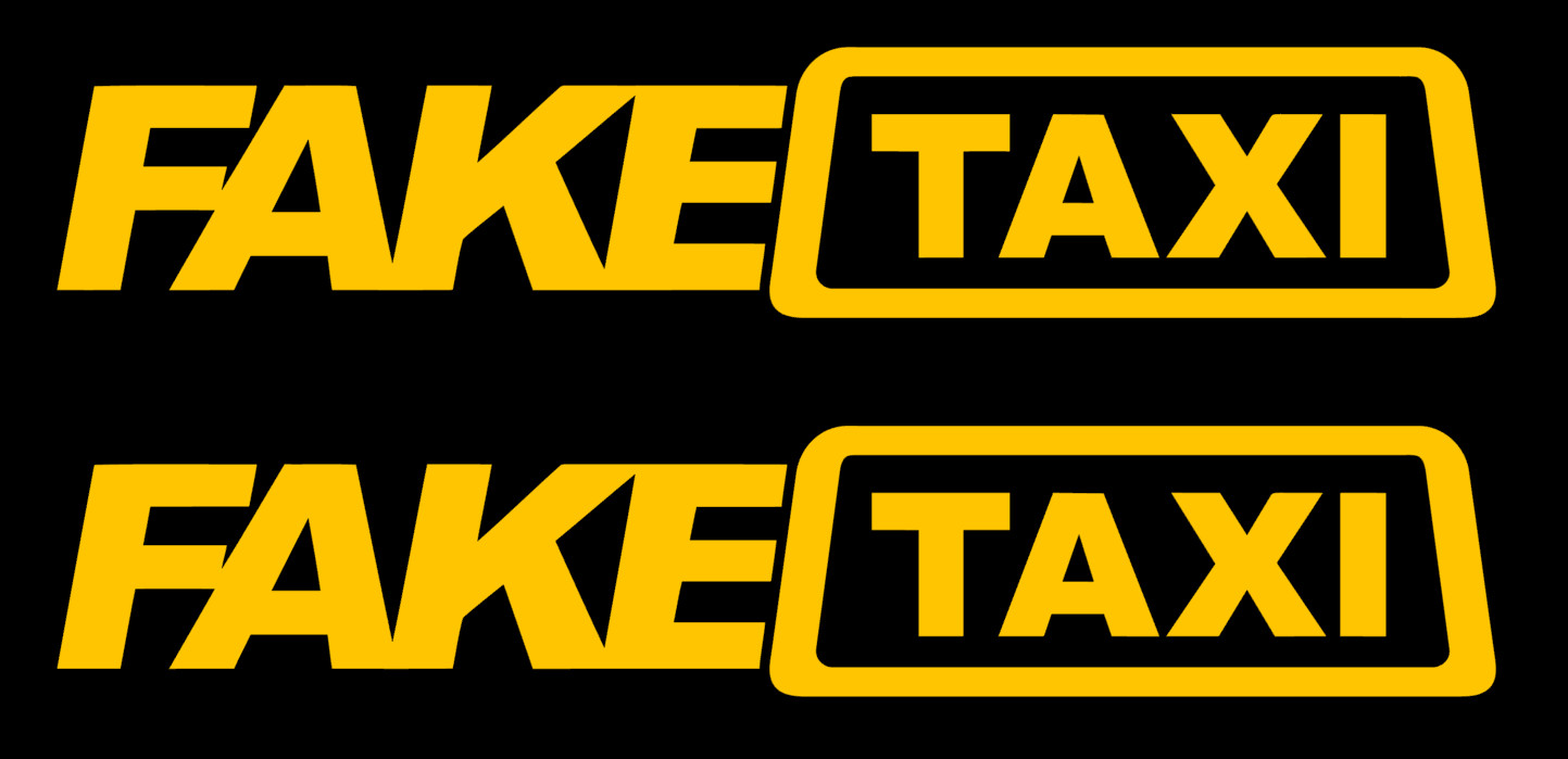 FAKE TAXI Vinyl Decal, Bumper Sticker, JDM, FAKETAXI, Cab, Car, Windows, Outdoor