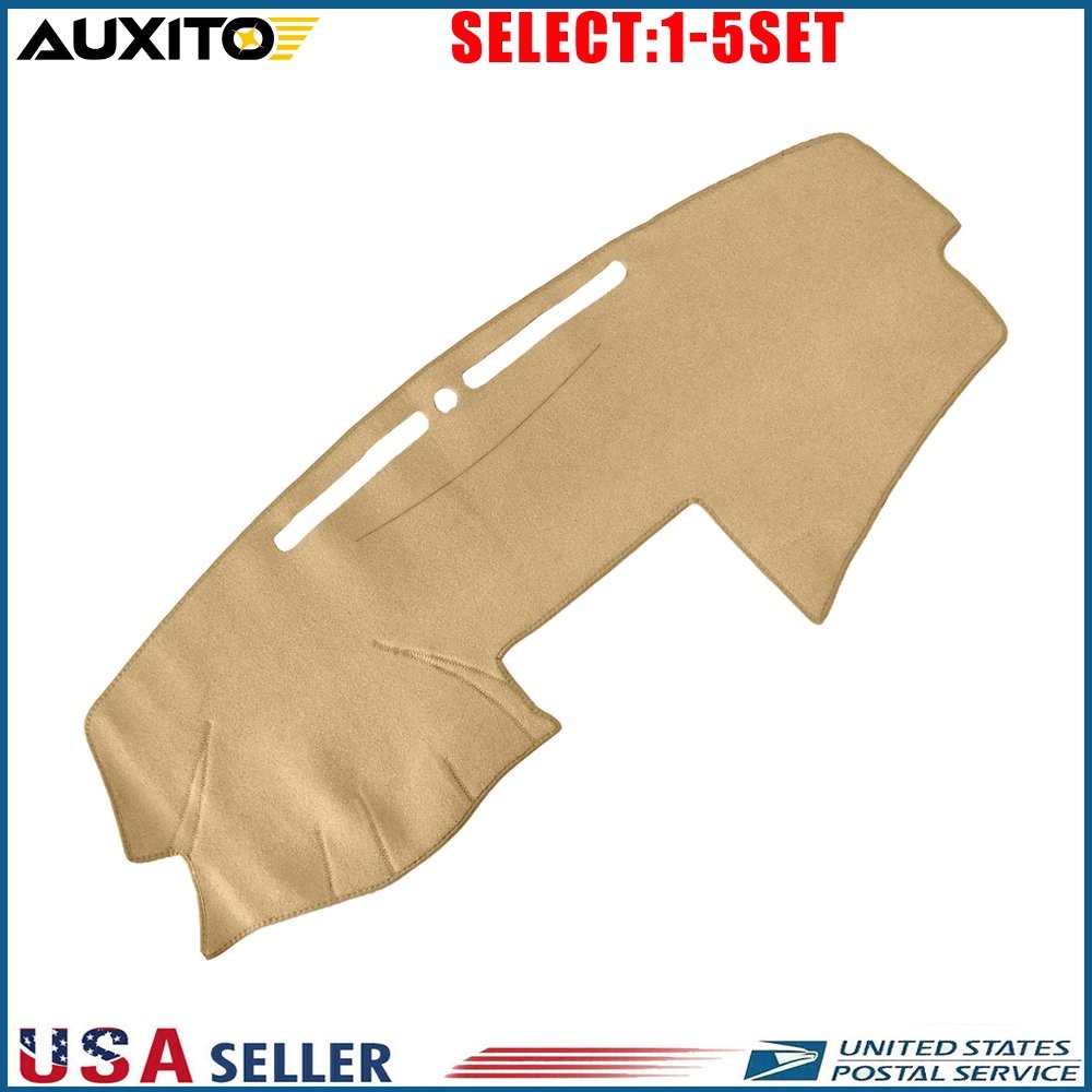 Car DashMat Dash Cover Dashboard Pad Beige Carpet For TOYOTA CAMRY 2007-11 1-5X