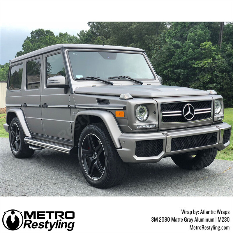 3M 2080 Matte Gray Aluminum Vinyl Vehicle Car Wrap Decal Film Sheet Roll | M230