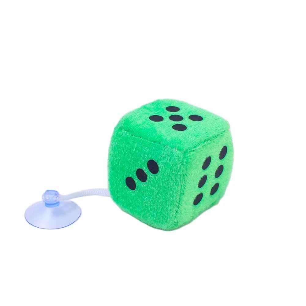 2 Pcs Car to Car Plush Pendant Three-dimensional Square Dice New